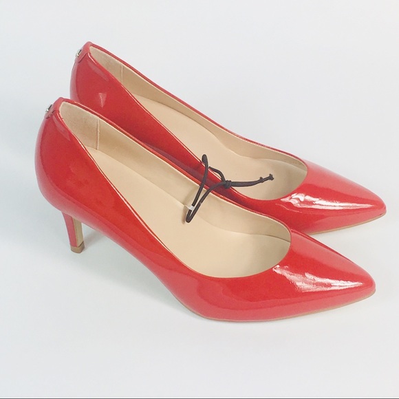 Kate Spade Red Vida Pointed 3" Heels Patent - Picture 4 of 7